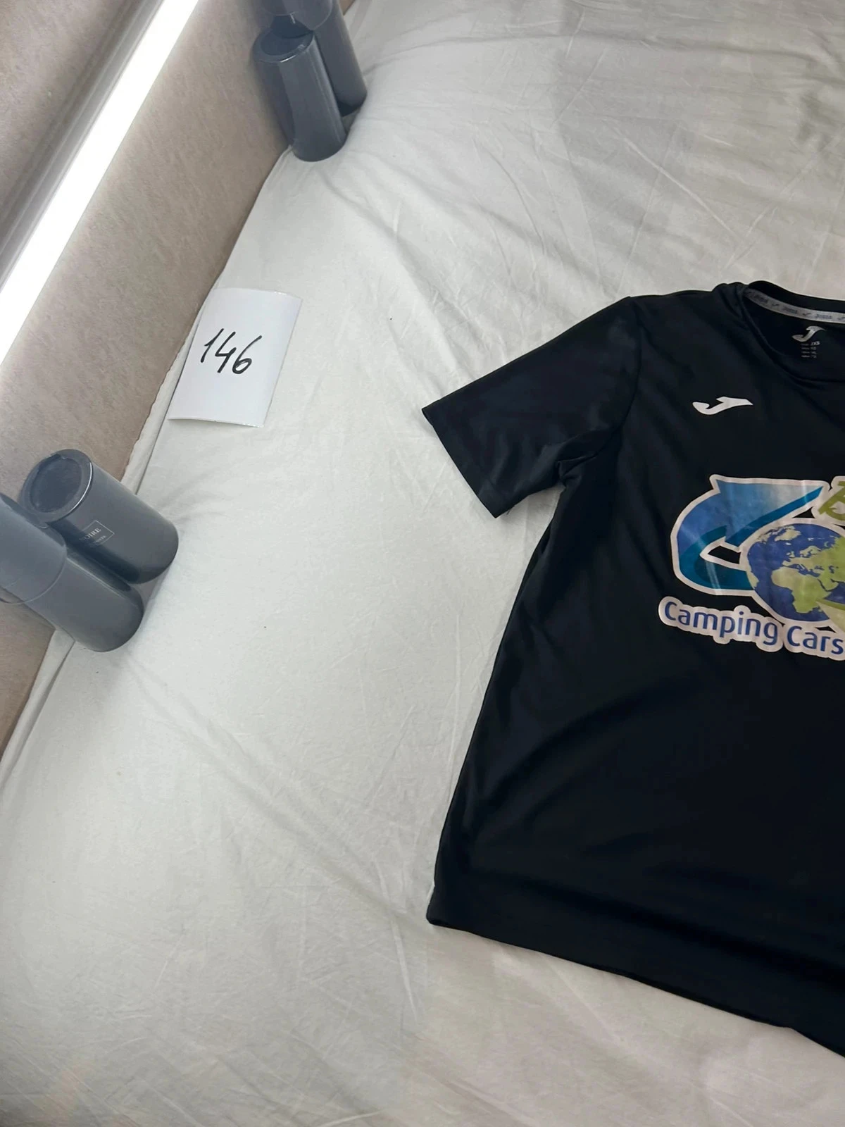 Black sports jersey t-shirt Joma – photo 3